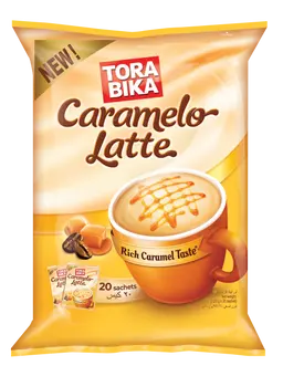 Torabica Instant Coffee Caramelo Latte 20 Sachets 24 gm