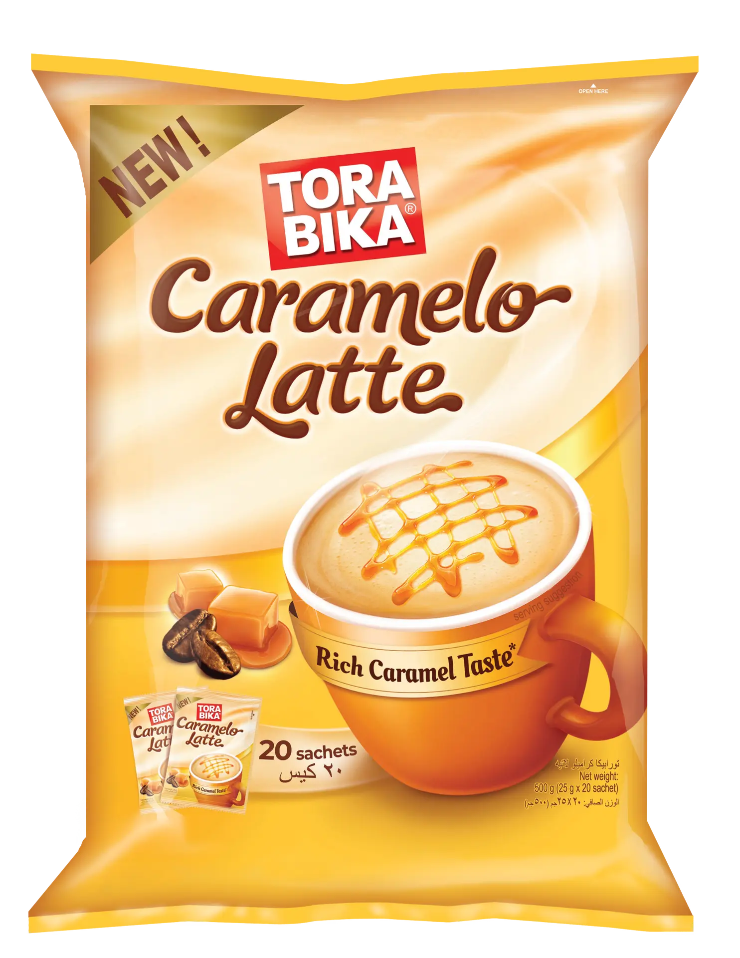 Torabica Instant Coffee Caramelo Latte 20 Sachets 24 gm - view 1