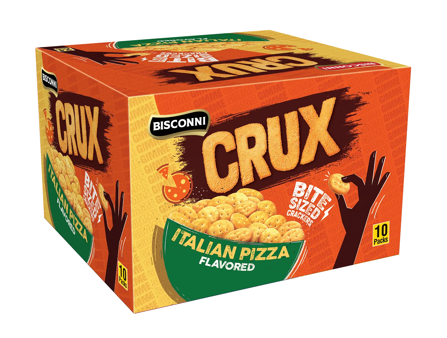 Bisconni Crux Italian Pizza Flavored Crackers 10 pcs 30 gm - view 1