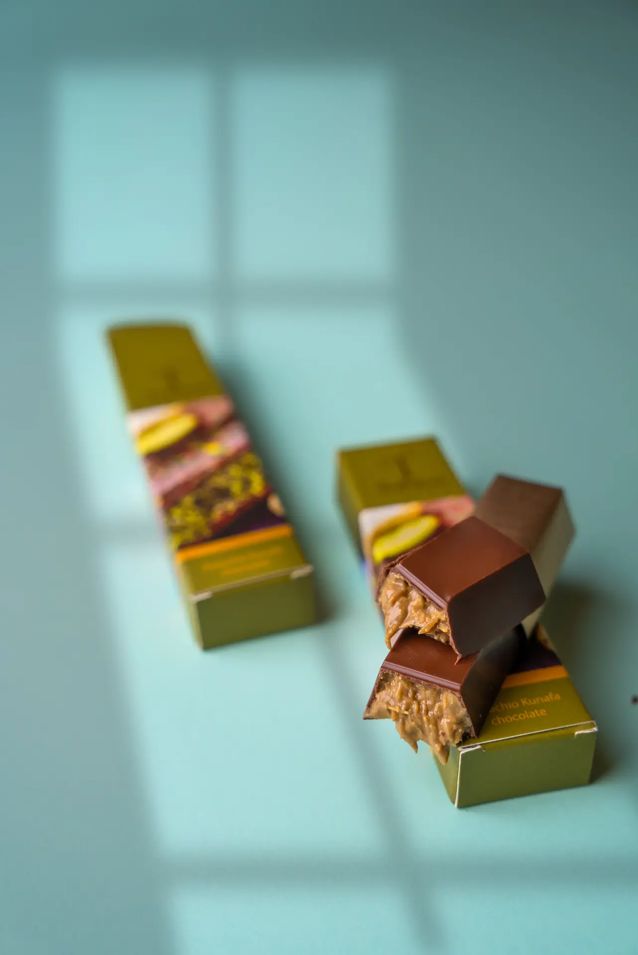 Truffelinos Chocolate Bar Pistachio With Kunafa 50 Gm - view 2
