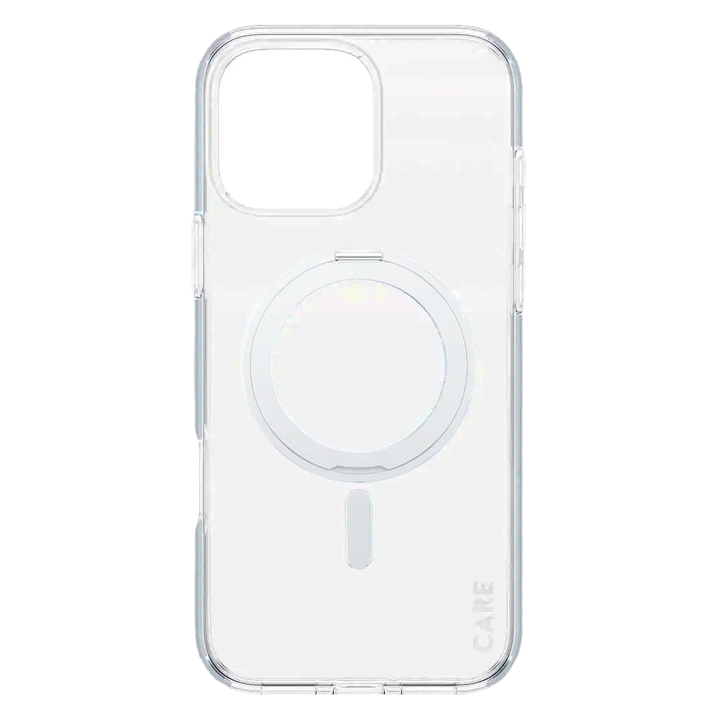Panzerglass Feature Case Transparent With  Silver Kickstand and  Magsafe Iphone 16 Pro Max