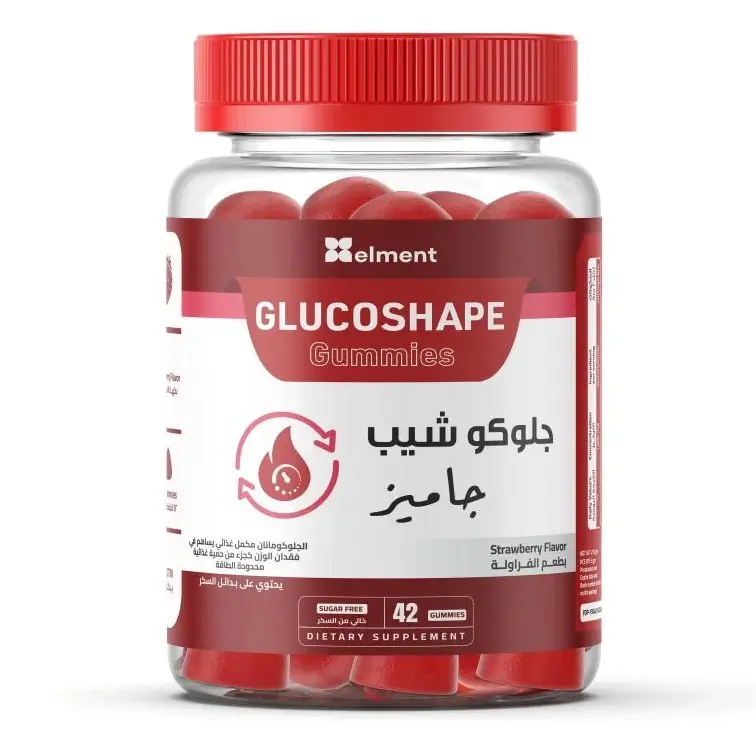 Elment Glucochip Gummies Glucomannan Candy Strawberry Flavor 42 Gummies - view 1