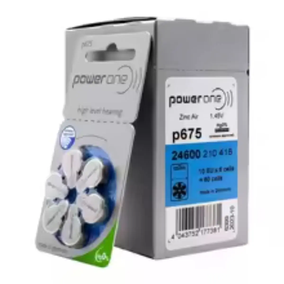Power One P675 Hearing Aid Batteries 10 pcs - view 5