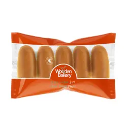 Wooden Bakery Hot Dog Roll Bread 320 g