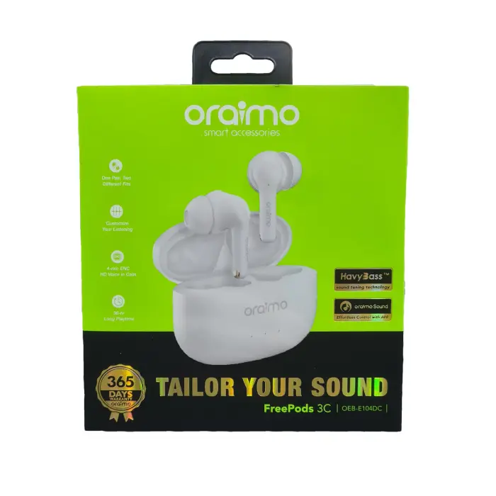 Oraimo Free Pod 3C Tylor Your Sound OEB-E104DC White - view 1