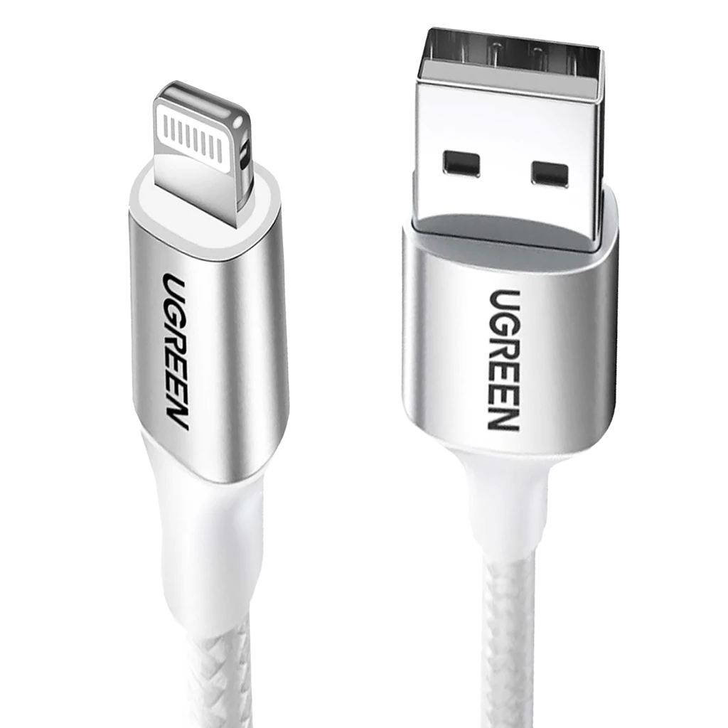 Ugreen Charging Cable USB to Lightning 2 m Silver