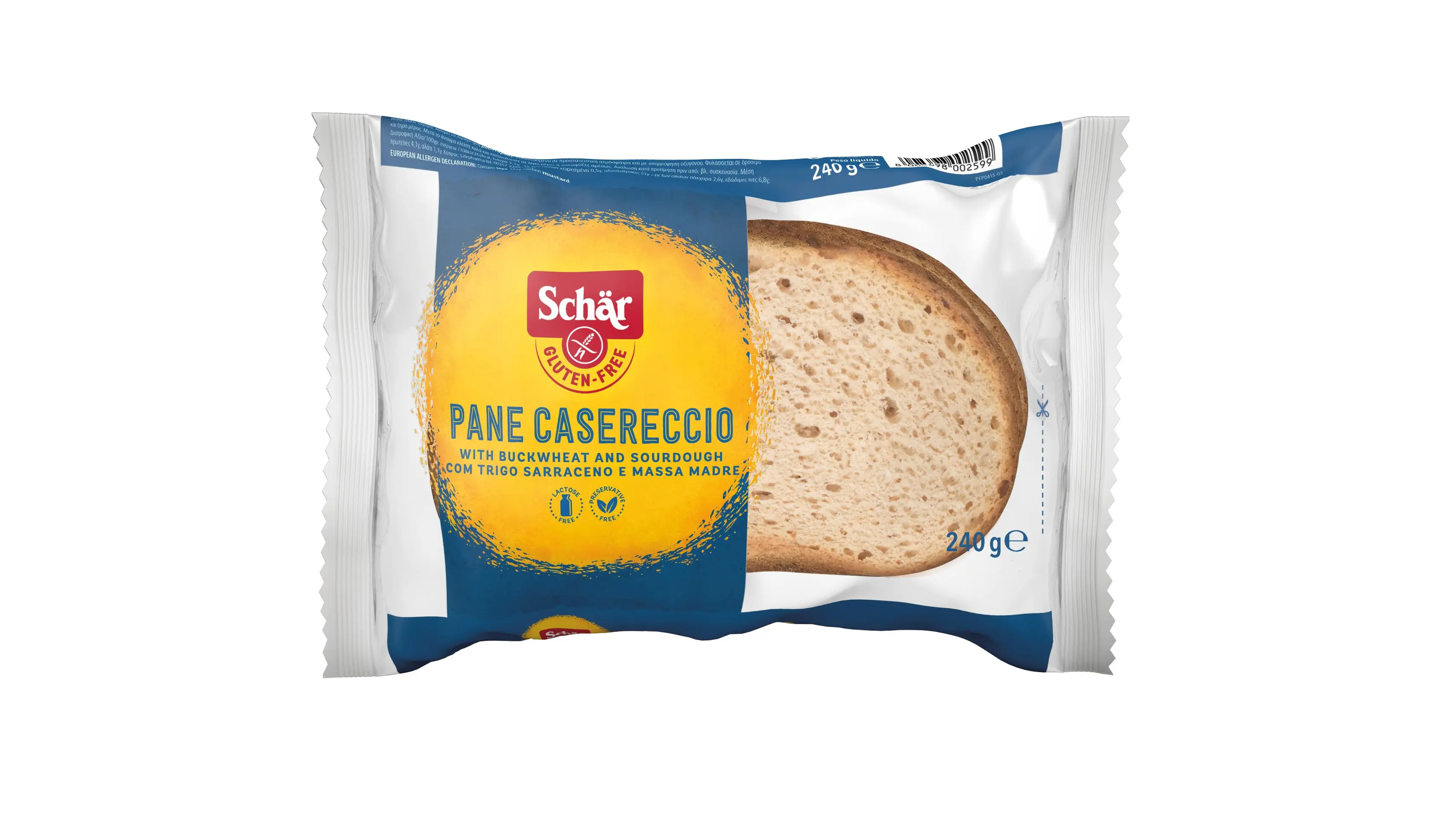 Dr Schar Pane Casereccio Gluten Free 240 gm - view 5
