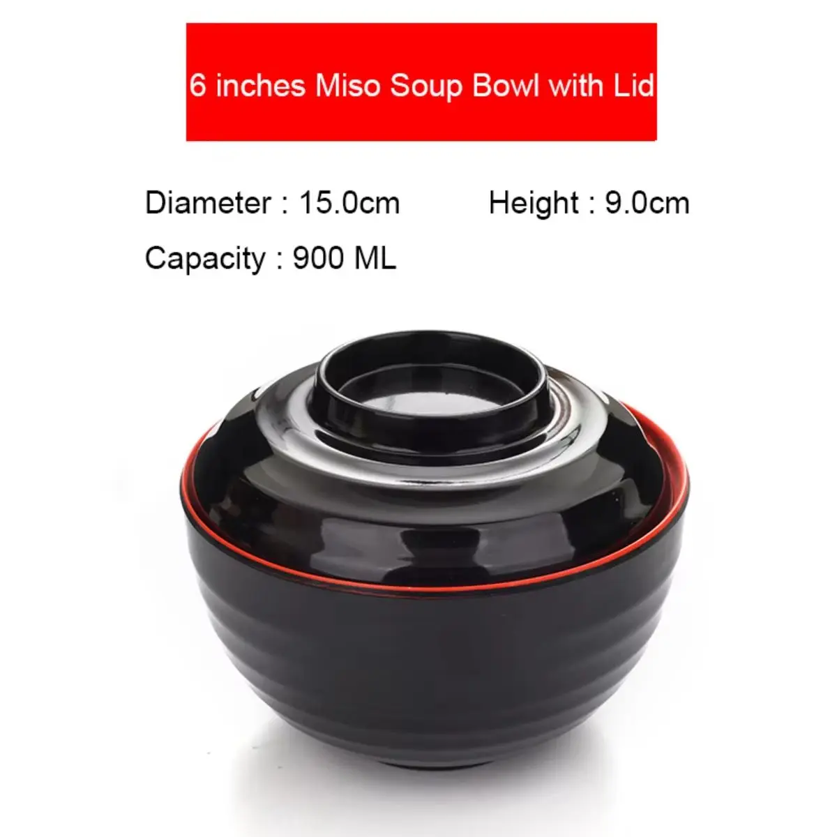 Sushi Tools medium sushi bowl 6 inch - view 1
