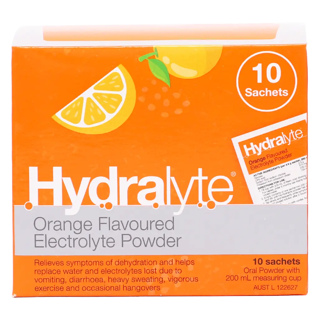 Hydralyte Orange Flavour 10 Sachets - view 2