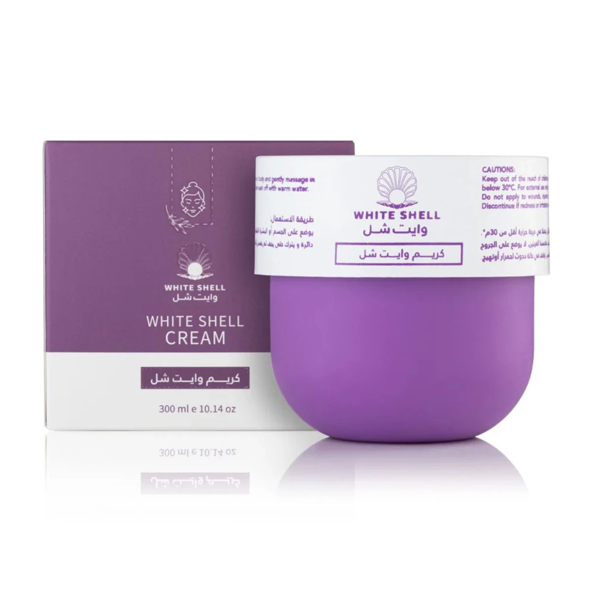 White Shell Brightening Moisturizing Cream 300 ml