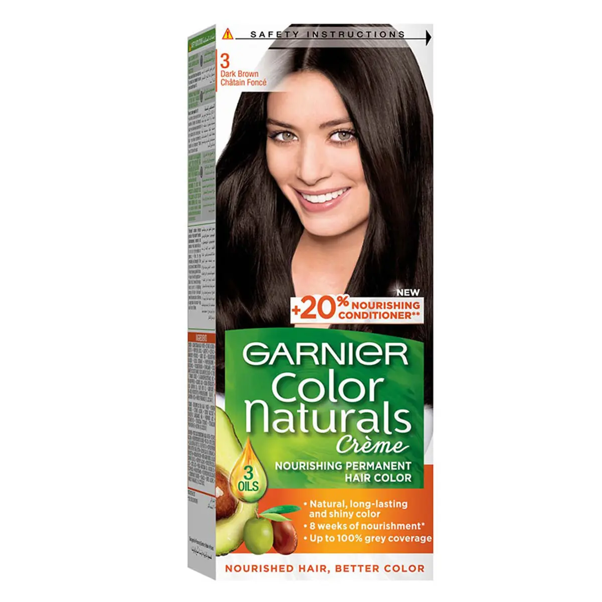 Garnier Hair Color Nature Dark Brown Number 3 - view 1