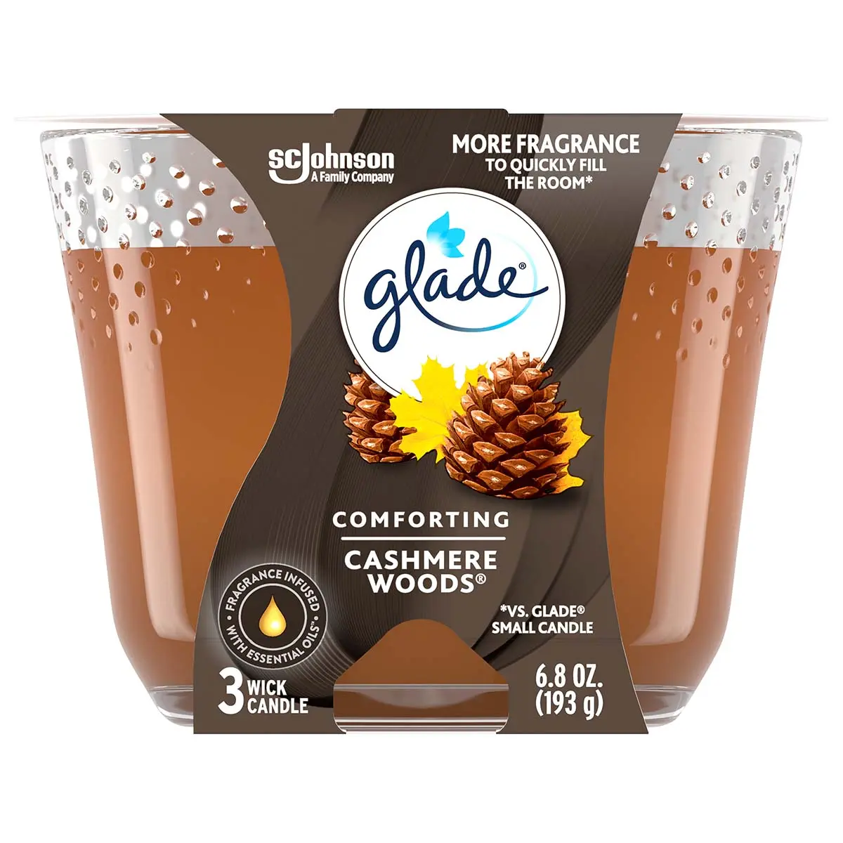 Glade Candle Comforting Cashmere Woods 193 g - view 1