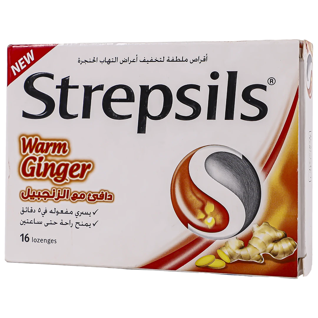 Strepsils Warm Ginger 16 Lozenges