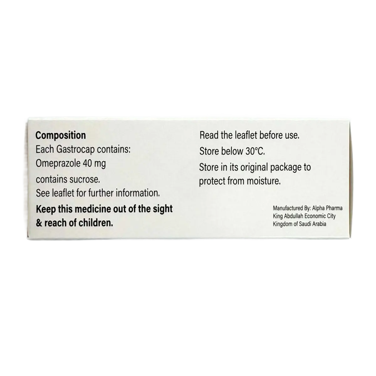 Gasec 40 mg 28 Capsules - view 3