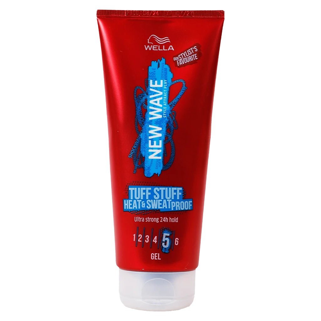 Wella New Wave Tuff Stuff Heat & Sweat Proof Gel 200 ml