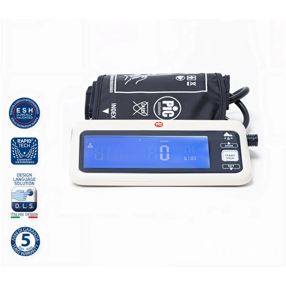 Pic Clear Rapid Blood Pressure Monitor Arm Type - view 3