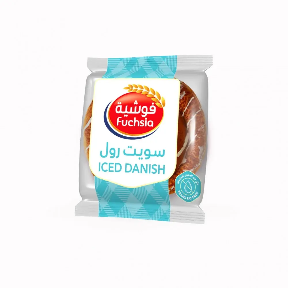 Fuchsia Iced Danish Buns 70 gm - view 4
