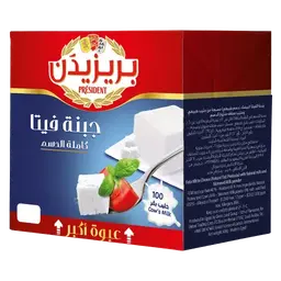 President Full Fat Feta Cheese 500 gm