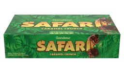Gandour Safari wafer Peanuts Box  12 Pcs 34 gm 