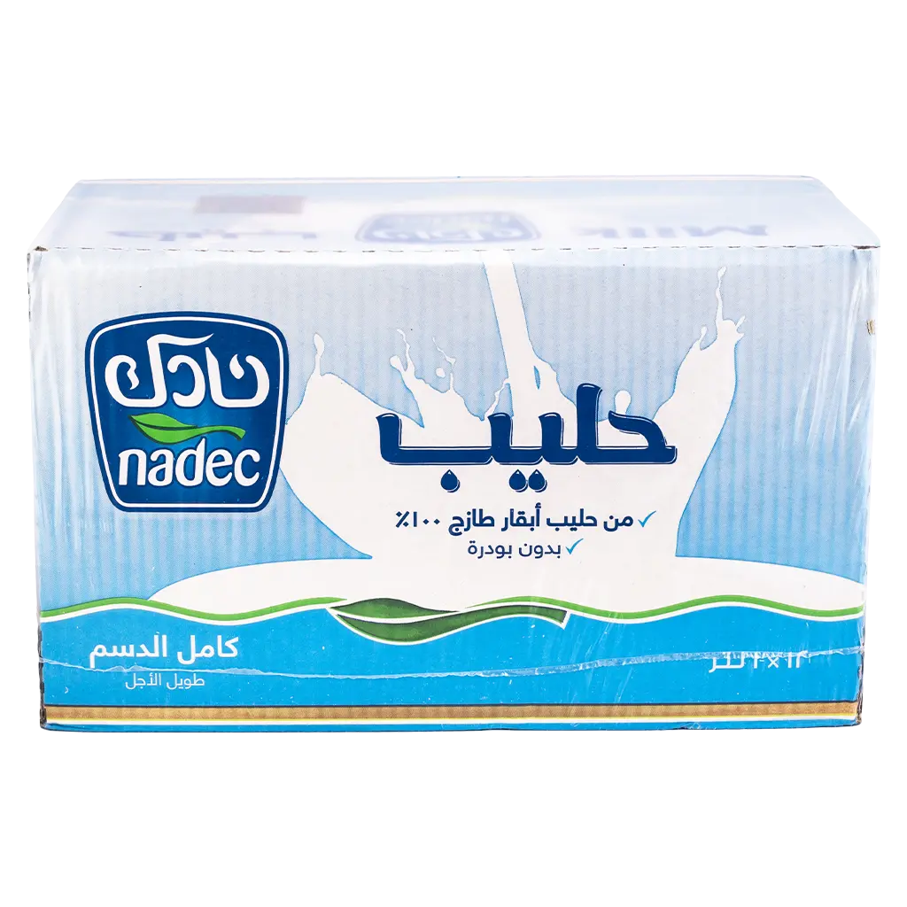 Nadec Full Fat Milk 12 pcs 1 L - view 2