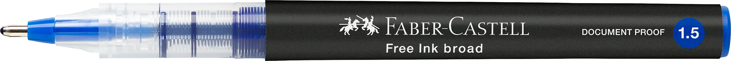 Faber Castell Free Ink Roller 1.5mm Blue set of 12 - view 5