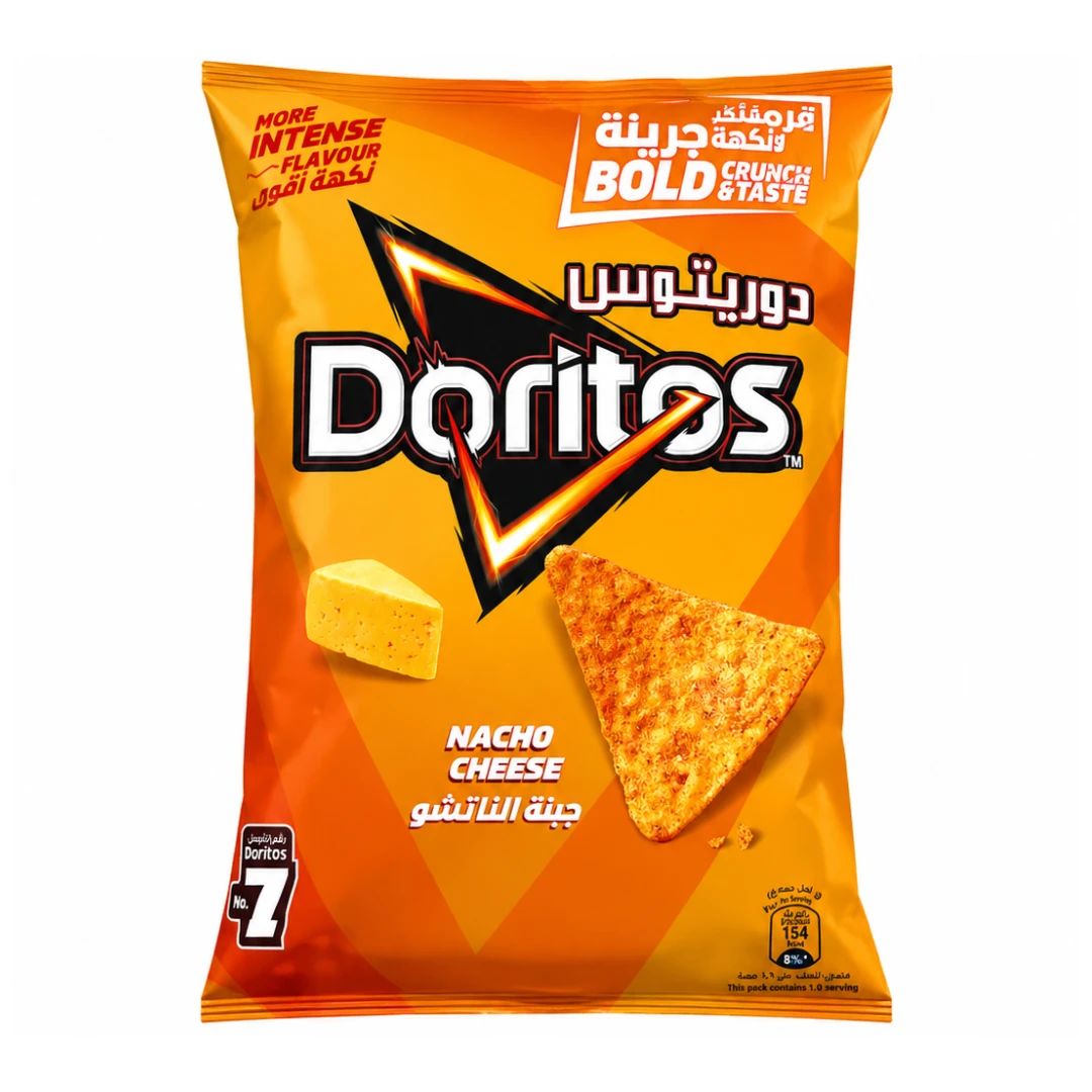 Doritos Nacho Cheese Tortilla Chips 180 gm