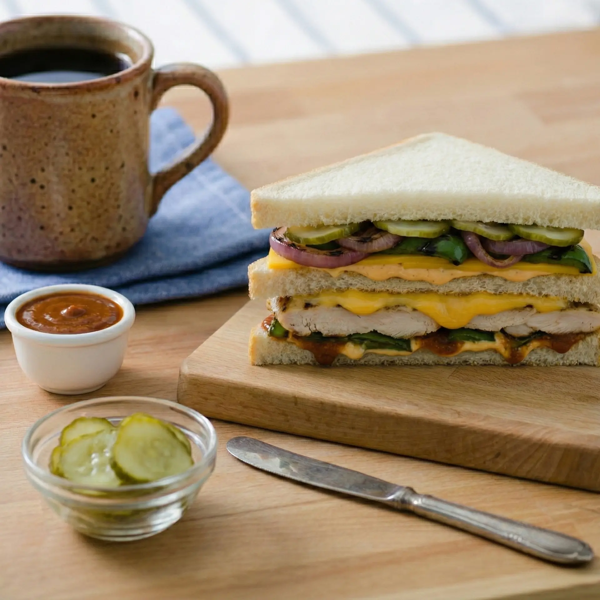Chicken Tikka Club Sandwich 147 gm - view 2