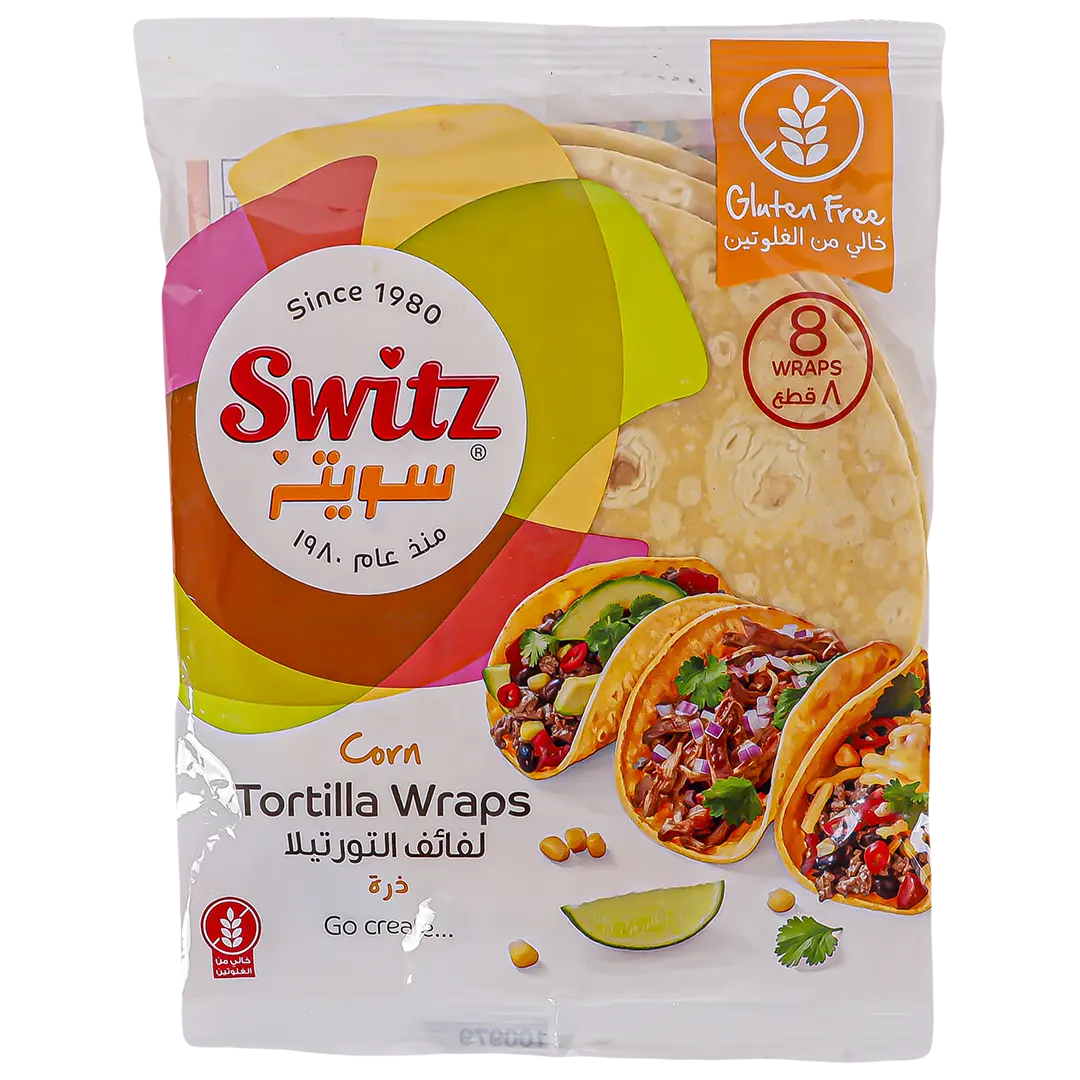 Switz Tortilla Wraps Corn  8 pc 208 gm - view 1