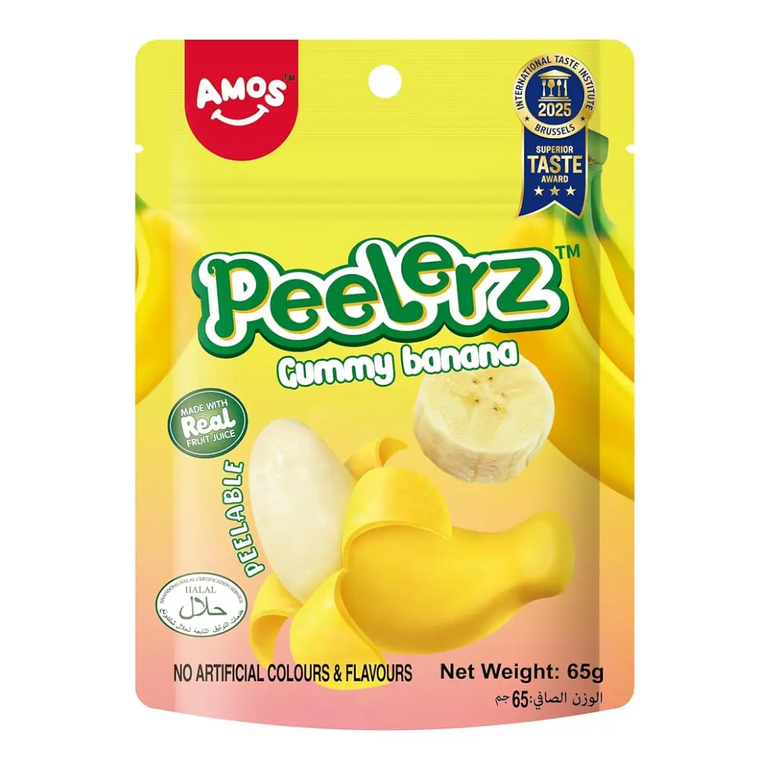 Amos Peelerz Gummy Banana 65 gm - view 1