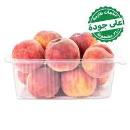 خوخ دراق مستورد علبة  500 جم تقريبا 
