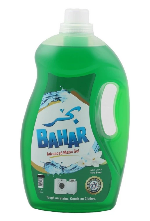 Bahar Liquid Detergent Advanced Matic Gel Floral Boost 3 Ltr