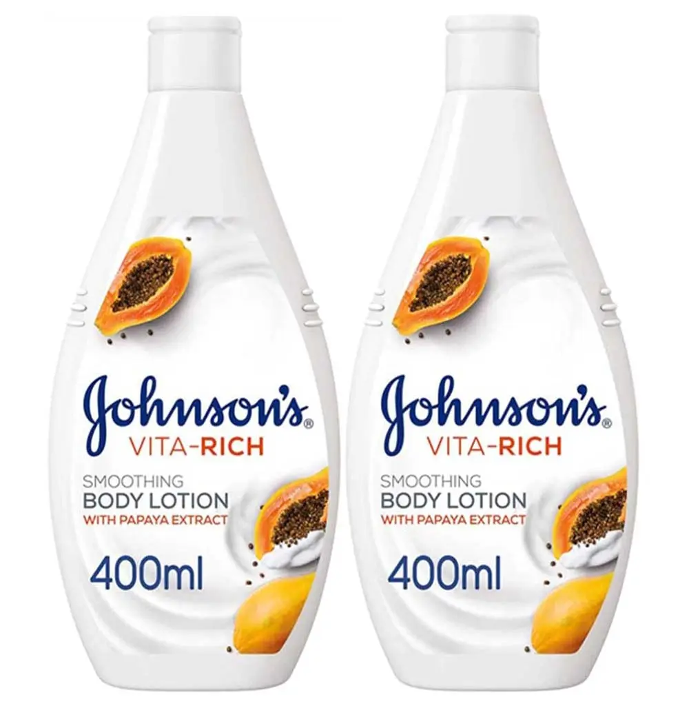 Johnson'S Vitarich Smoothing Papaya Body Lotion 2pcs 400 ml - view 1