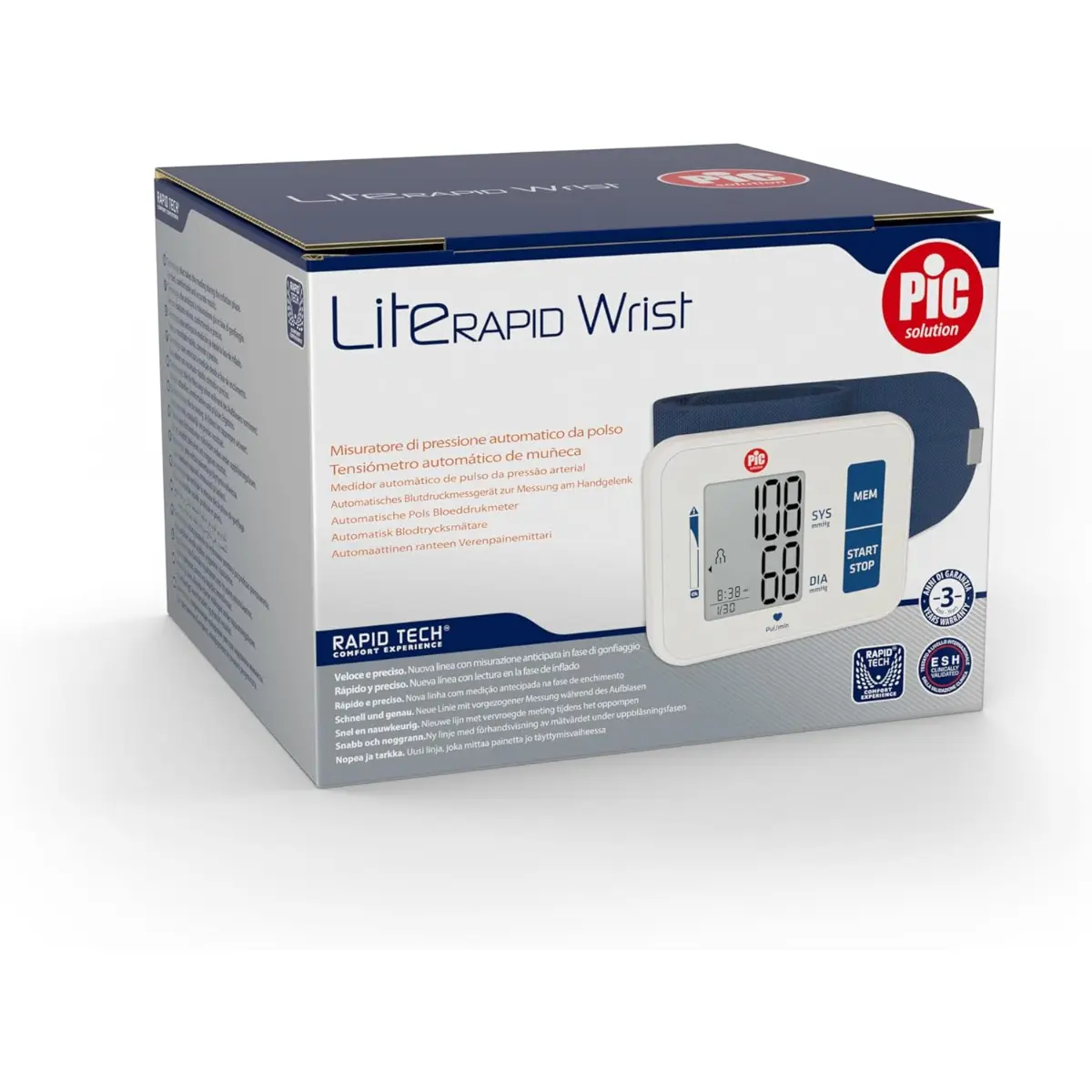 Pic Lite Rapid  wrist Blood Pressure Monitor Arm Type - view 1