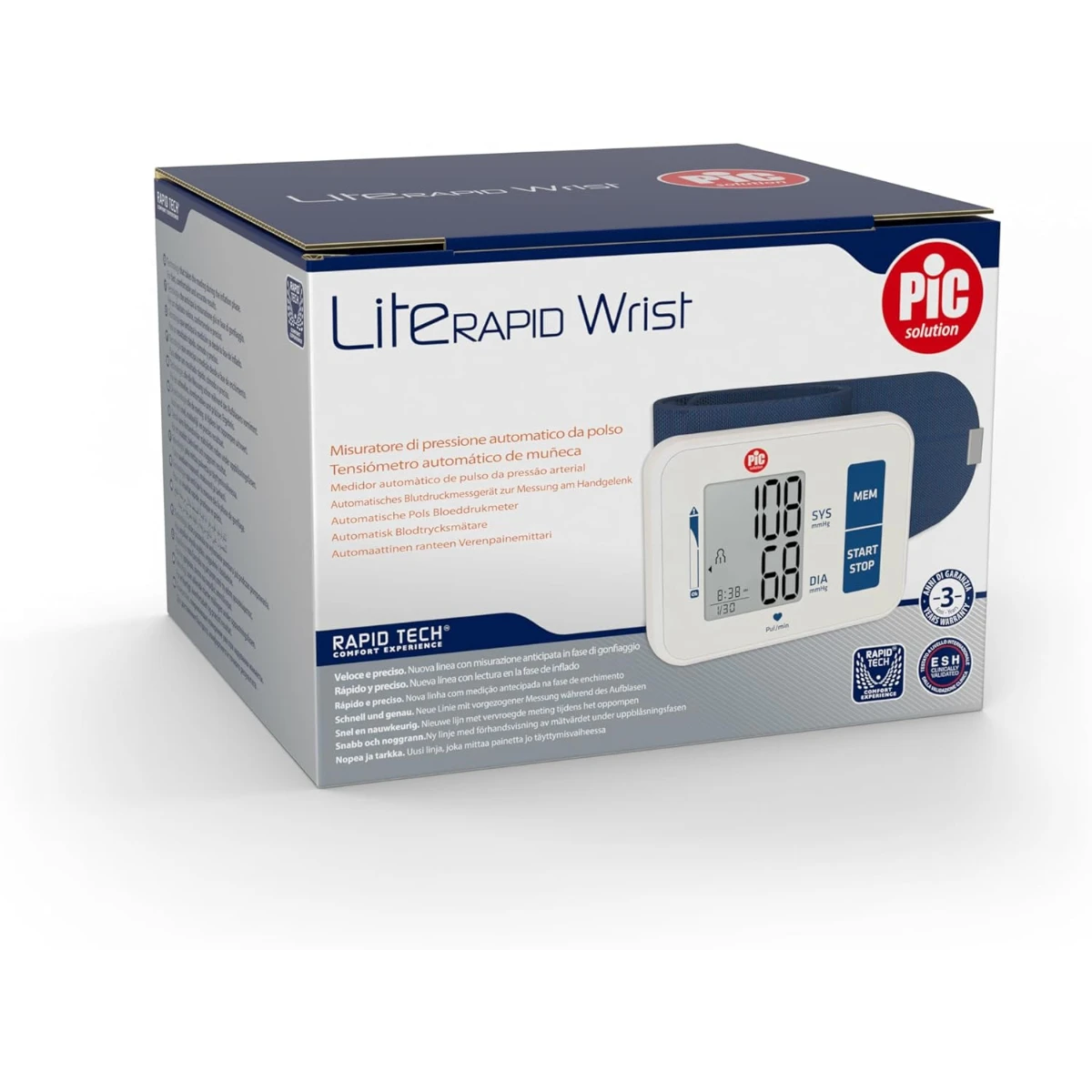 Pic Lite Rapid  wrist Blood Pressure Monitor Arm Type