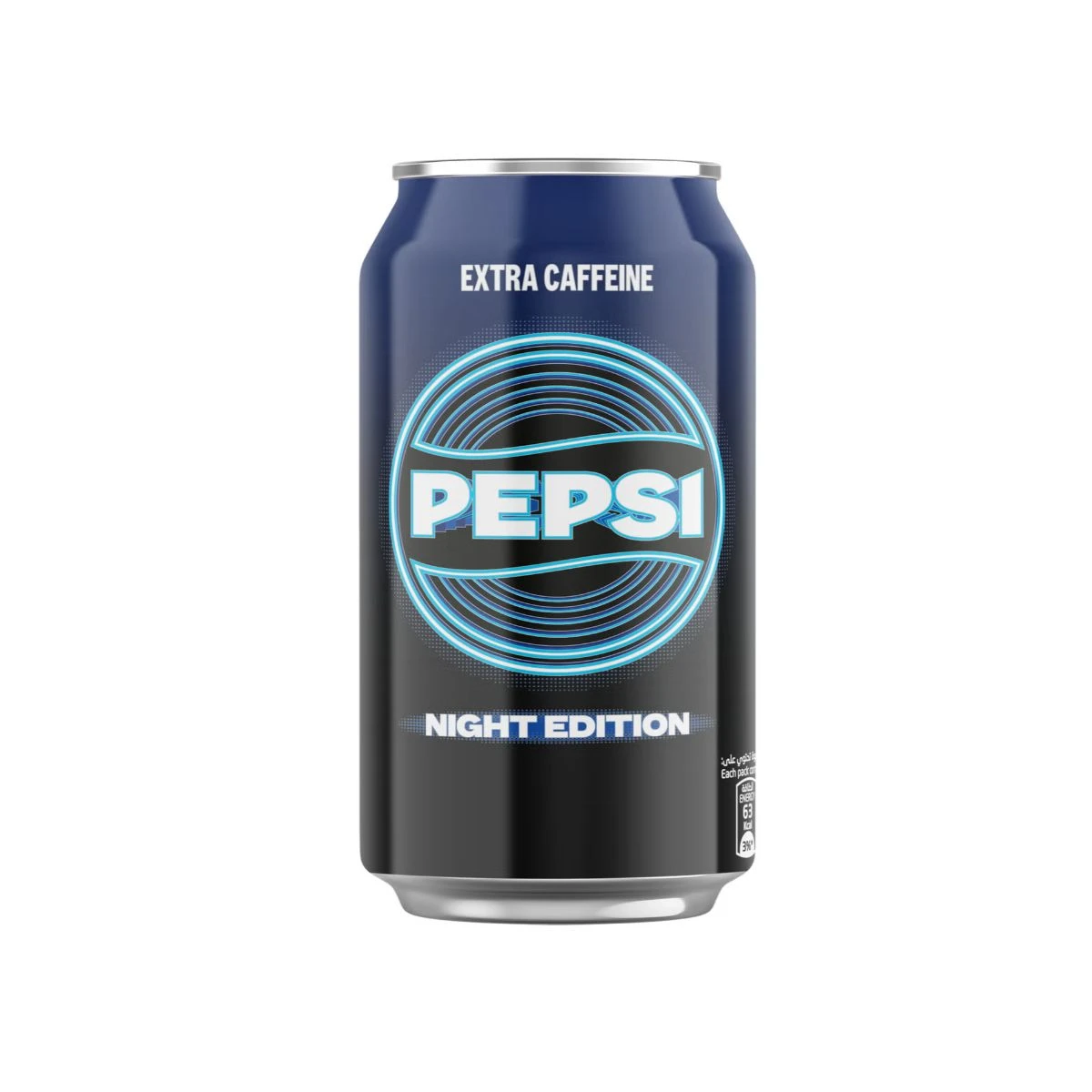 Pepsi Soft Drink Extra Caffiene Night Edition 330 ml