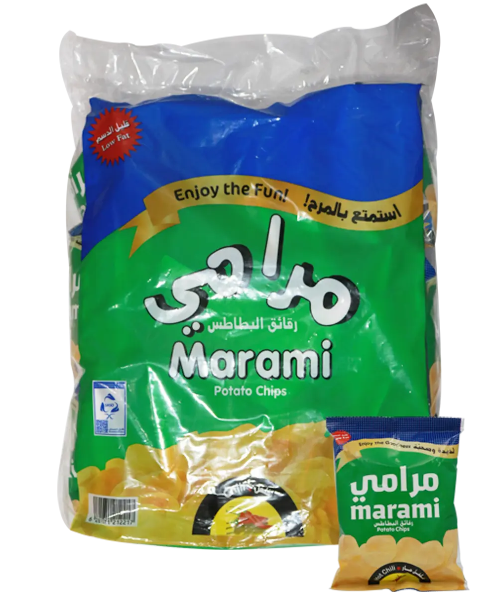 Marami Hot Chili Plain Potato Chips 18 pcs 10 gm - view 1