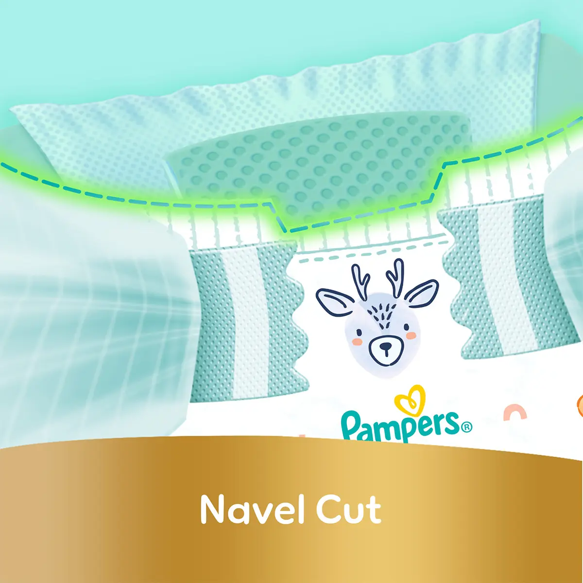 Pampers Diapers Ultimate Comfort Taped Size 7 Aloe Vera Lotion & Vitamin E 52 Diapers  - view 3
