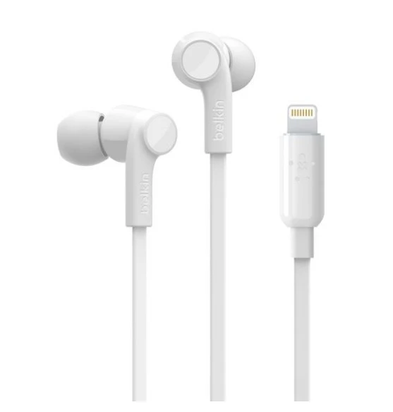 Belkin G3H0001btWHT Lightning In-Ear Earbud for iPhones White