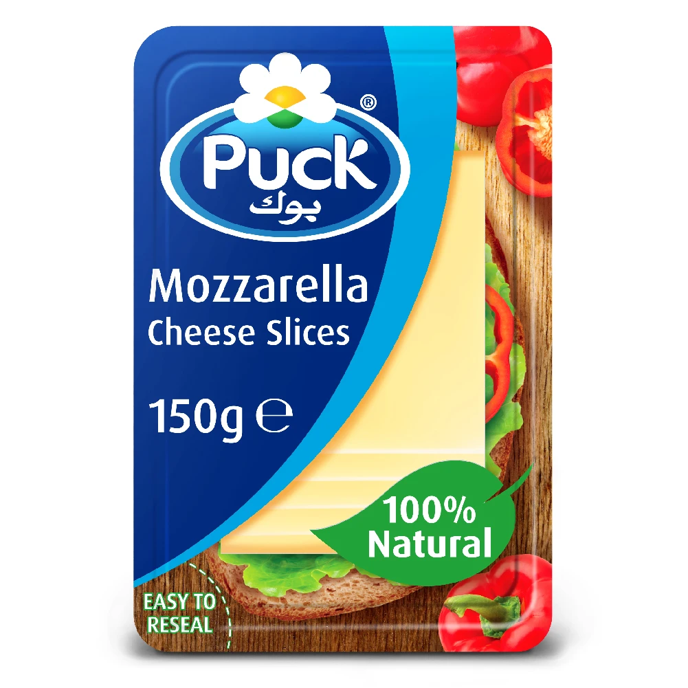 Puck Mozzarella Slices Cheese 150 gm
