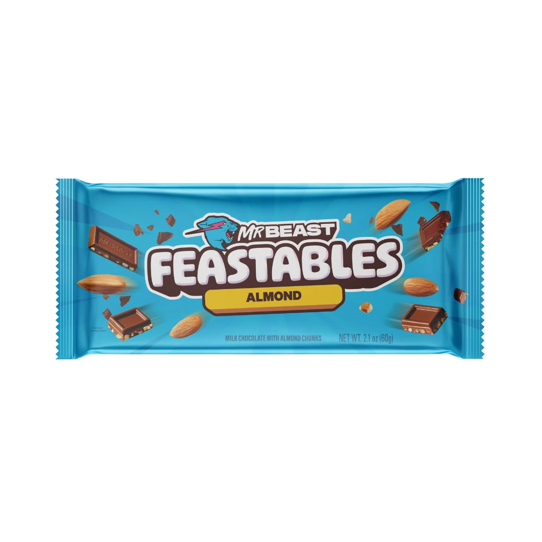 Mr Beast Bar Almond Chocolate 60 gm