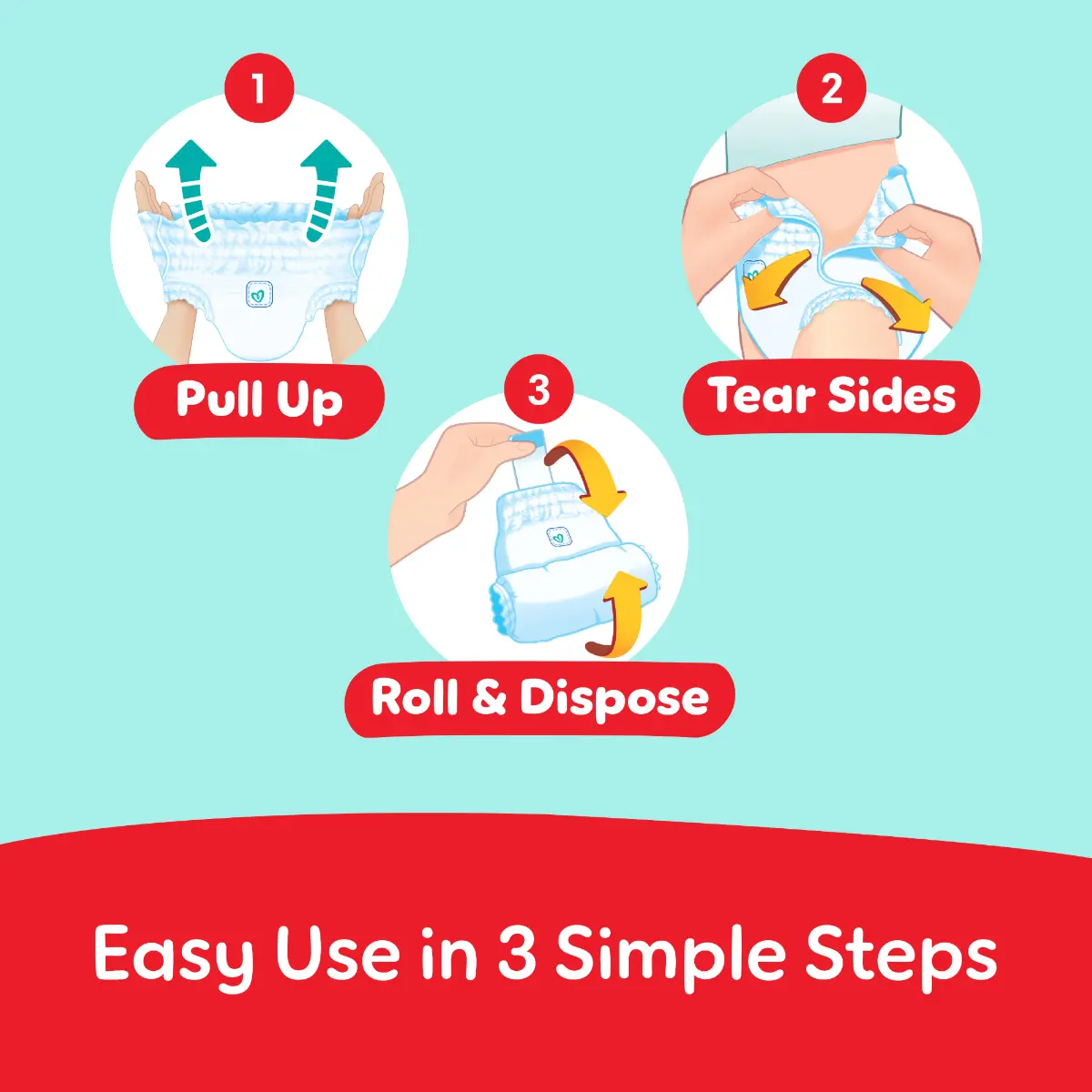 Pampers Diapers Ultimate Comfort Pants Size 4 Aloe Vera Lotion & Vitamin E 50 Pants  - view 5