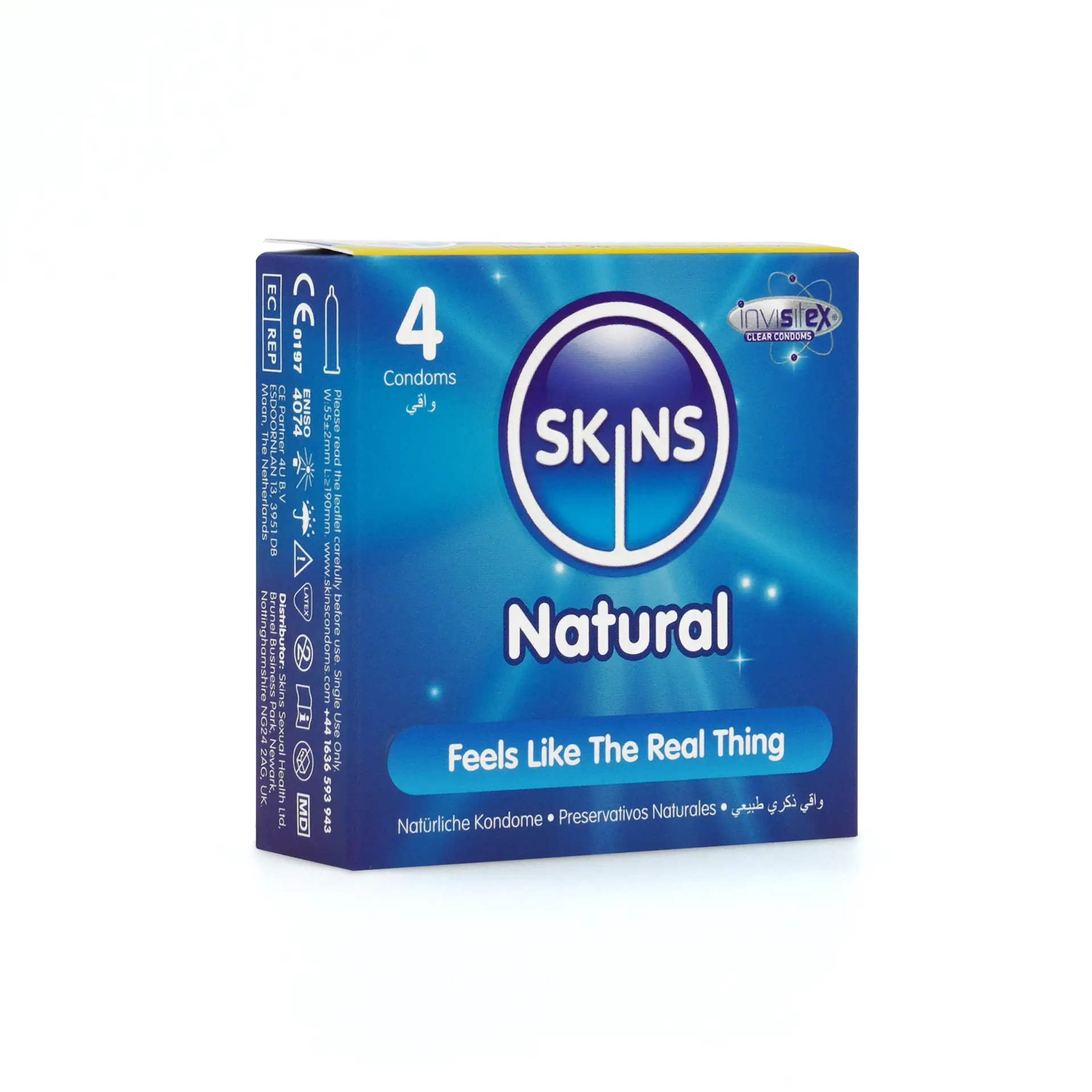 Skins Condom Natural 4 Pack - view 2