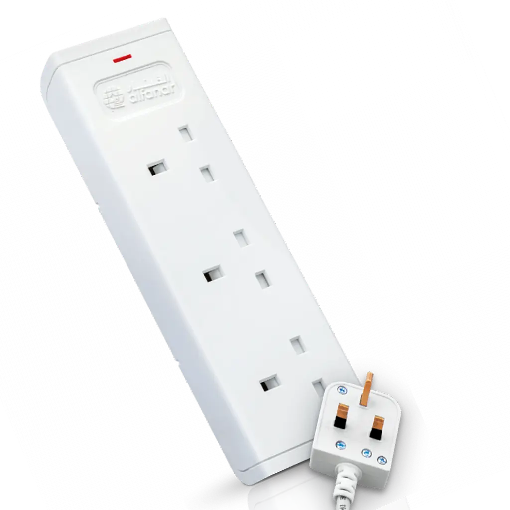 Al Fanar Cord Extension  3 Socket 3m 13A - view 1