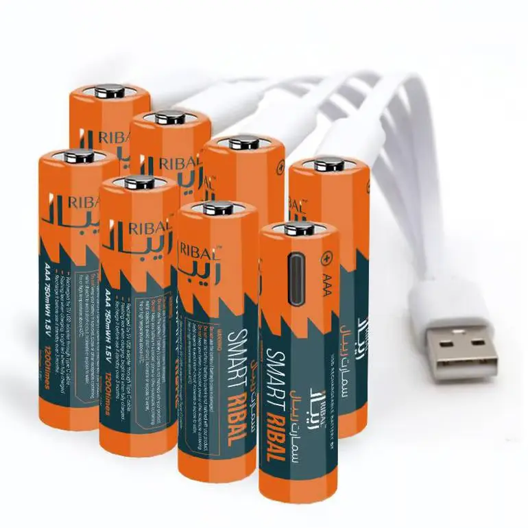 Ribal  AAA Battery  Usb Charging  - view 6