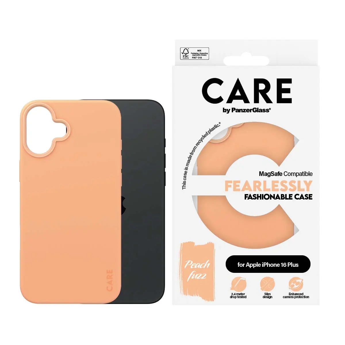Panzerglass Fashionable Case Peachy With Magsafe Iphone 16 Plus - view 3