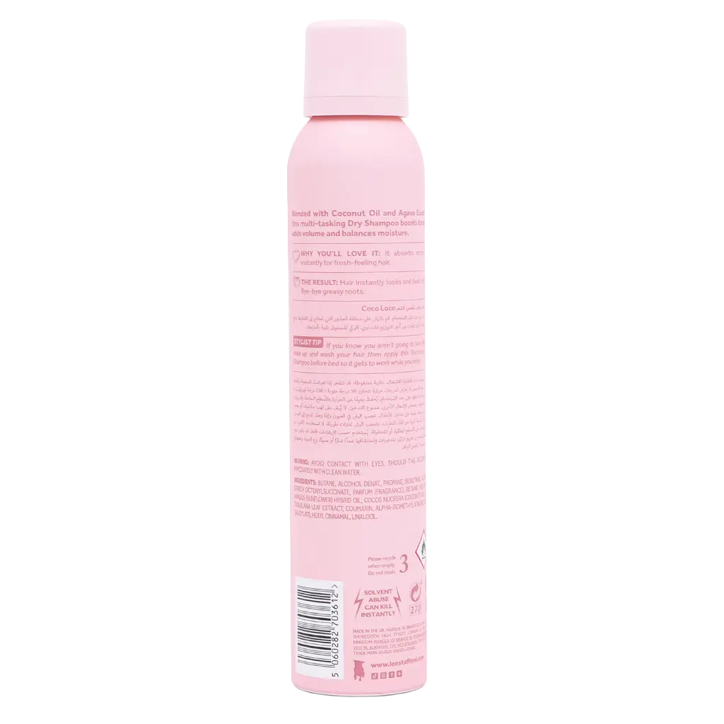 Lee Stafford Coco Loco Texturising Dry Shampoo 200ml - view 2