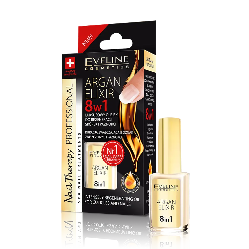 Eveline Nails Intensely Regenerating 8*1 With Argan Oil 12ml - view 4