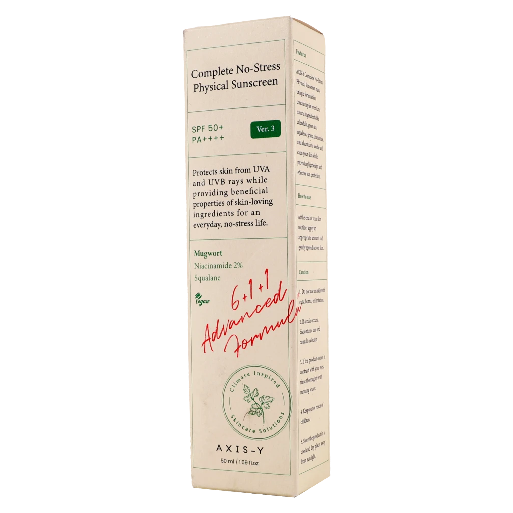 AXIS-Y  Physical Sunscreen  Renewal Complete No-Stress 50 ml