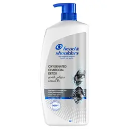 Head & Shoulders Anti-Dandruff Shampoo Oxygenated Charcoal Detox 1L 