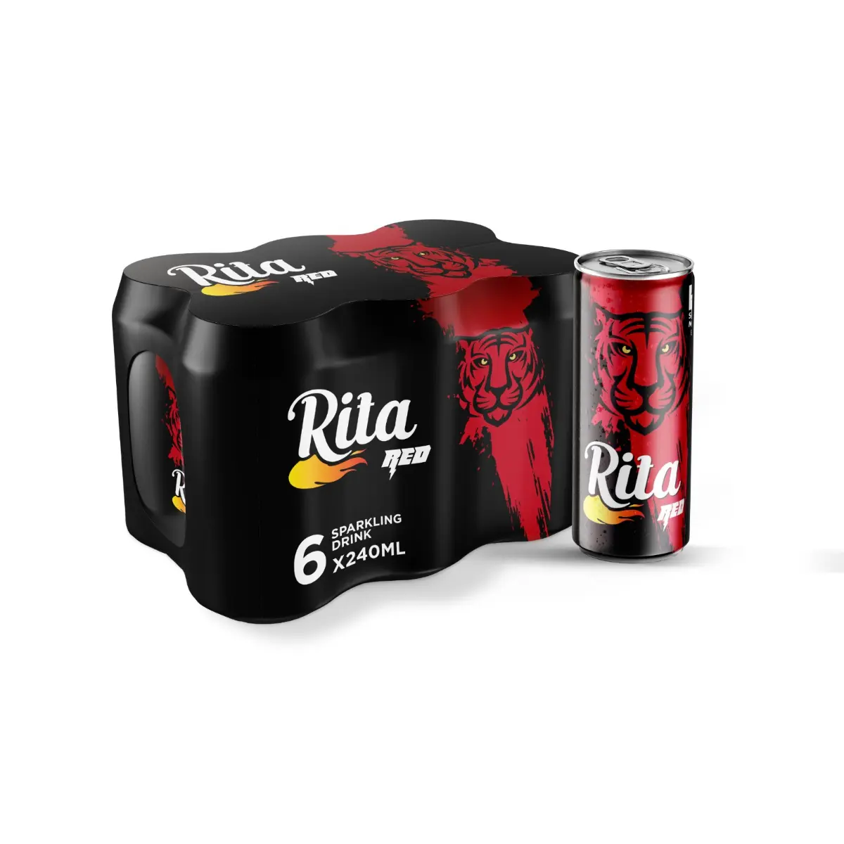  Rita Red Soft Drink 6 pcs 240 ml - view 3